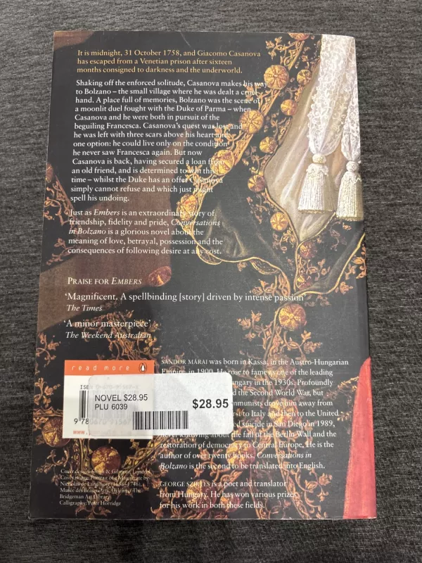 Conversations in Bolzano - Sándor Márai, knyga 3