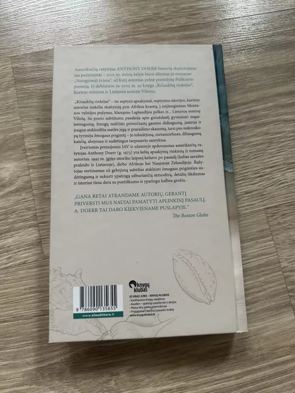 Kriauklių Rinkėjas - Anthony Doerr, knyga 3