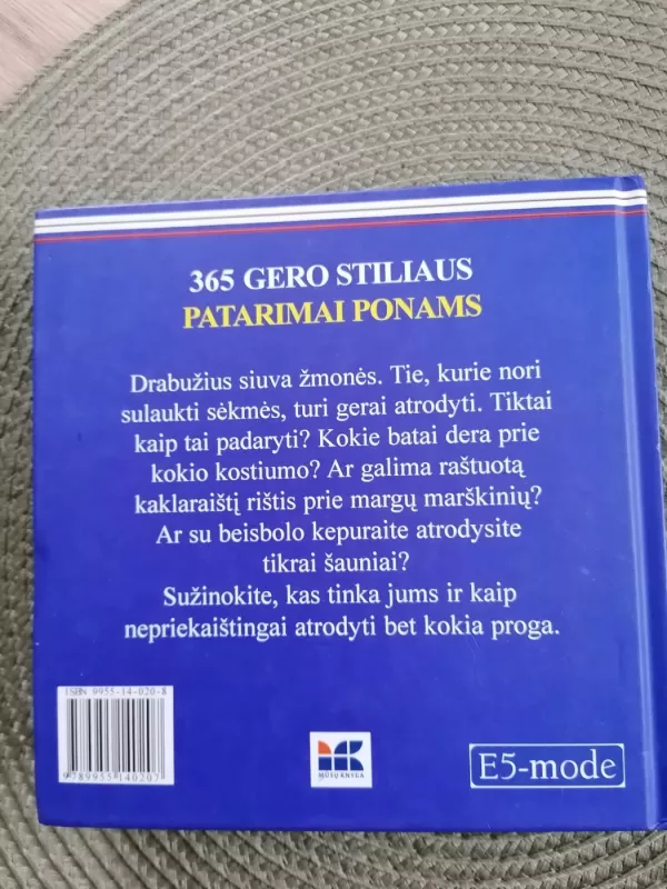 365 gero stiliaus patarimai ponams - Claudia Piras, Bernhard  Roetzel, knyga 6