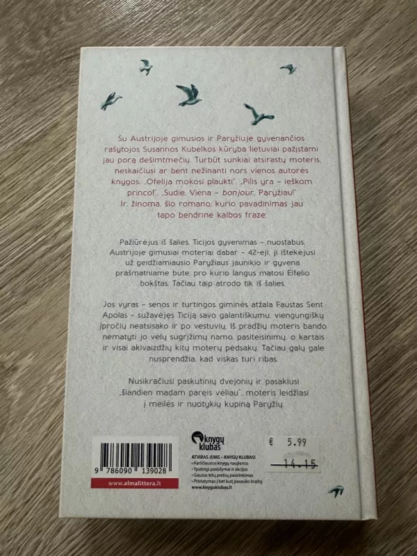 Šiandien madam pareis vėliau - Susanna Kubelka, knyga 3