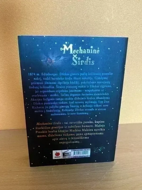 Mechaninė širdis - Mathias Malzieu, knyga 2