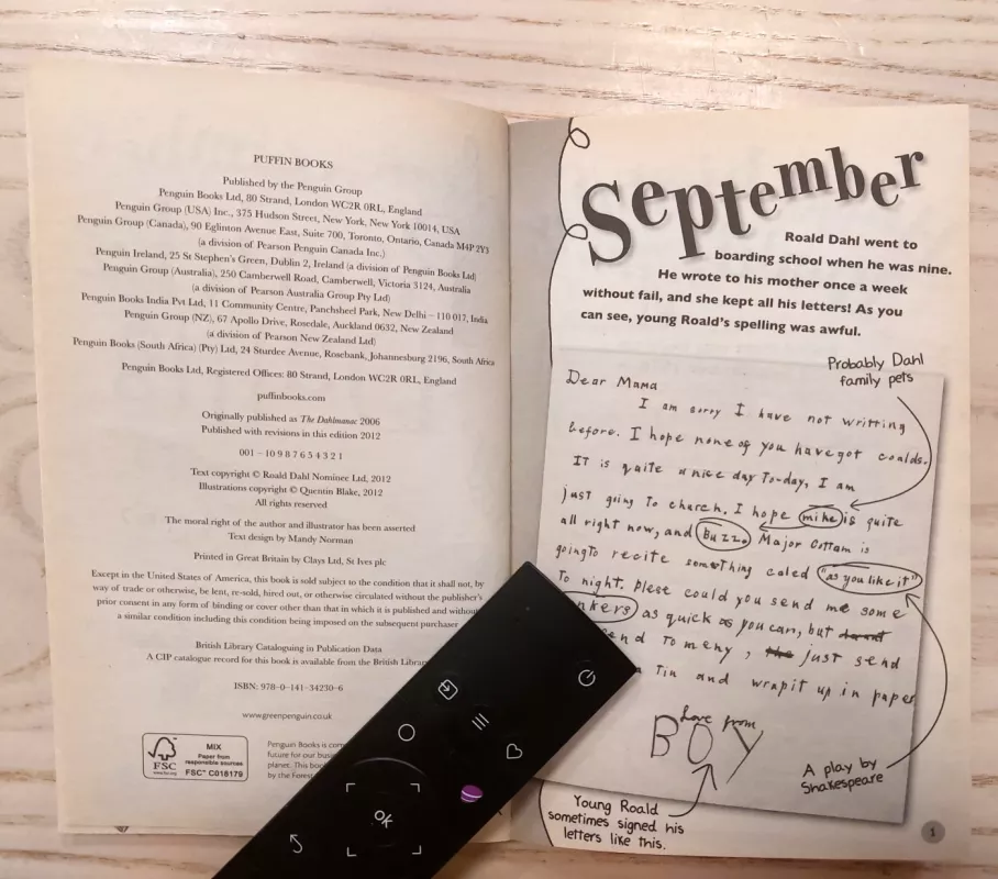 Roald Dahl's Fantabulous Facts World Book Day - Roald Dahl, knyga 4