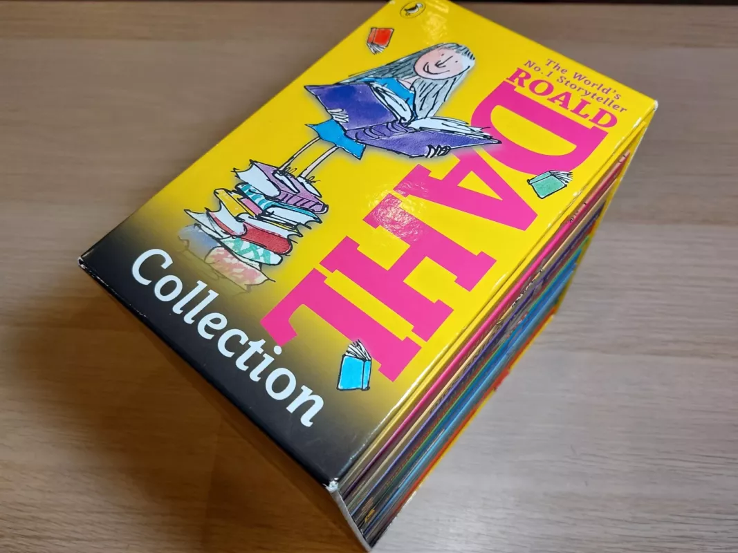 Roald Dahl Collection - 15 Paperback Book Boxed Set Collection - Roald Dahl, knyga 3