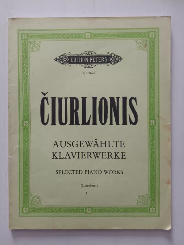 Čiurlionio myzikos kūrinių albumas - Kita, knyga 2