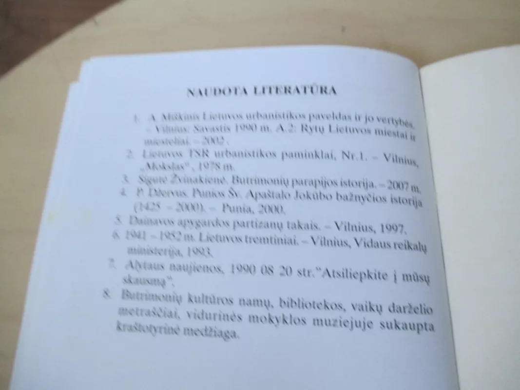 Butrimonys - Danutė Anušauskienė, knyga 5