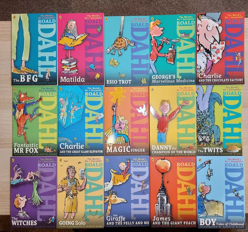 Roald Dahl Collection - 15 Paperback Book Boxed Set Collection - Roald Dahl, knyga 4