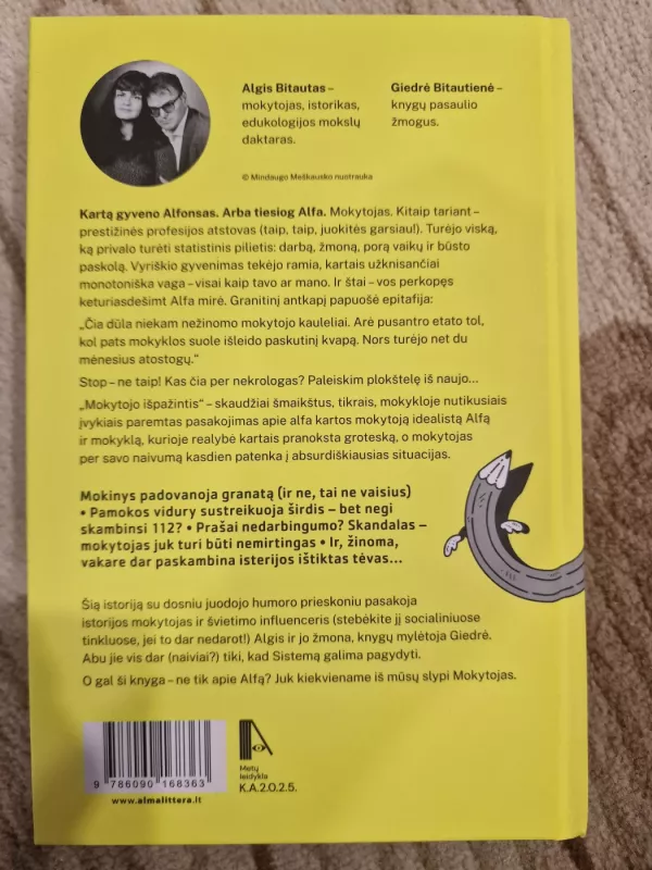 Mokytojo išpažintis - Algis Bitautas, Giedrė Bitautienė, knyga 3