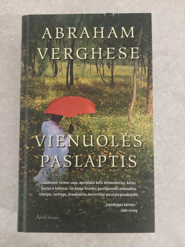 Vienuolės paslaptis - Abraham Verghese, knyga 2