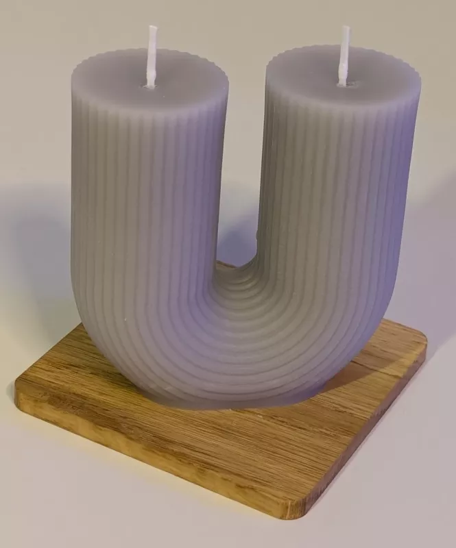 U formos rankų darbo bičių vaško žvakė - , namai ir interjeras 3