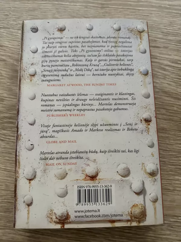 Pi gyvenimas - Yann Martel, knyga 3