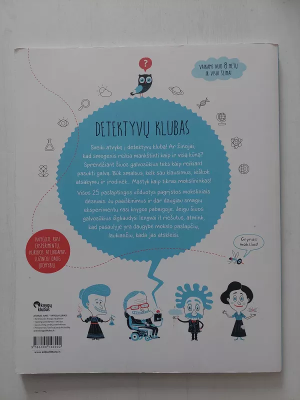 Detektyvų klubas: 25 moksliniai galvosūkiai - Victor Escandell, knyga 3