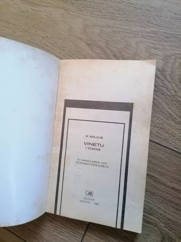 Vinetu (3 tomai) - K. Majus, knyga 4