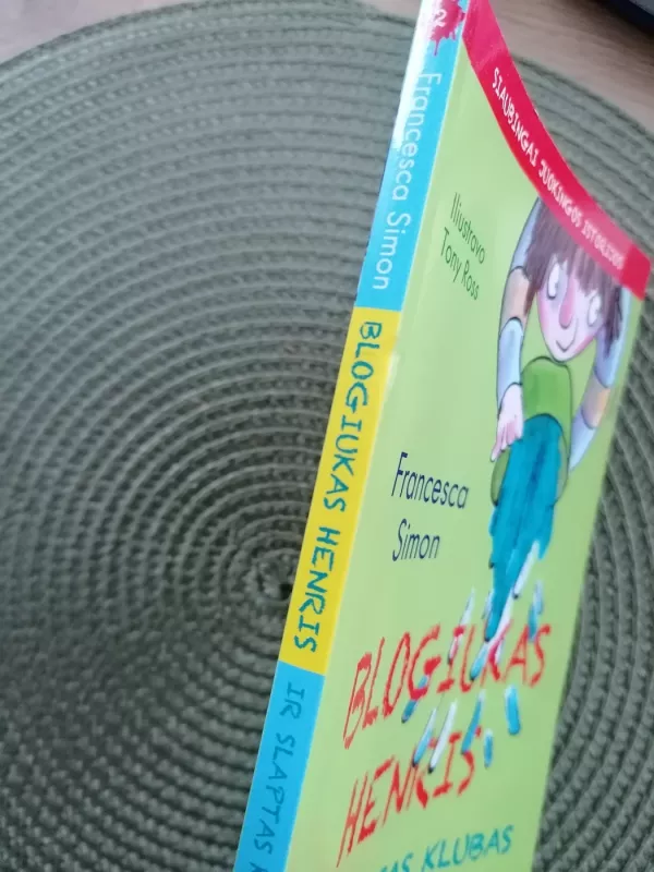 Blogiukas Henris ir slaptas klubas - Francesca Simon, knyga 5