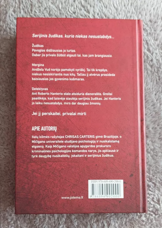 Parašyta krauju - Chris Carter, knyga 3