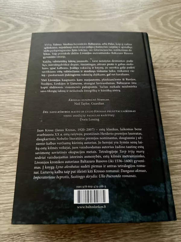 Lyno akrobatas - Jaan Kross, knyga 3