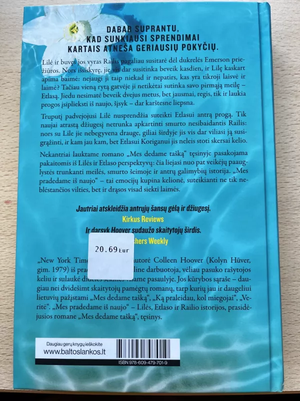 Mes pradedame iš naujo - Colleen Hoover, knyga 4