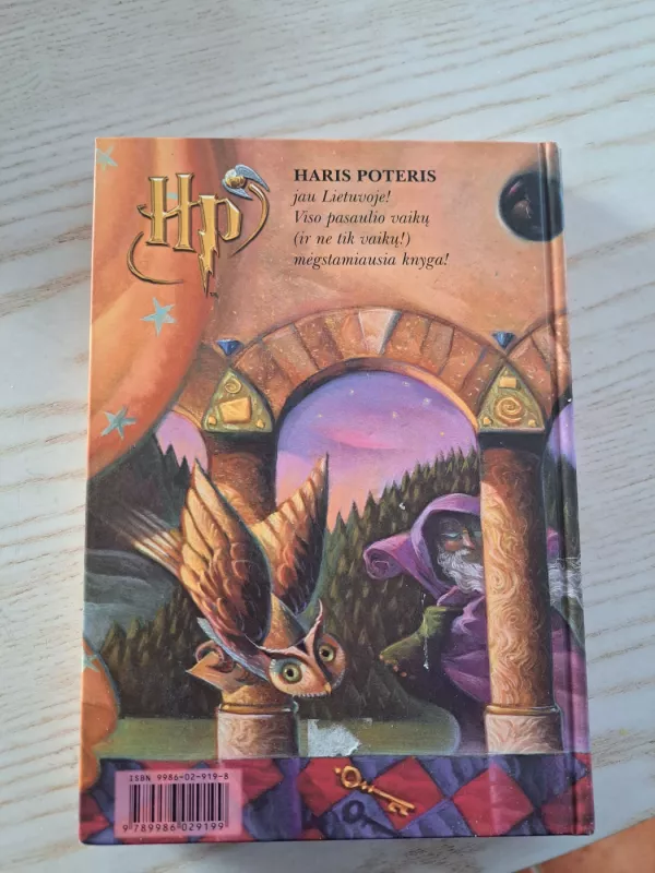 Haris Poteris ir Išminties akmuo - Rowling J. K., knyga 2