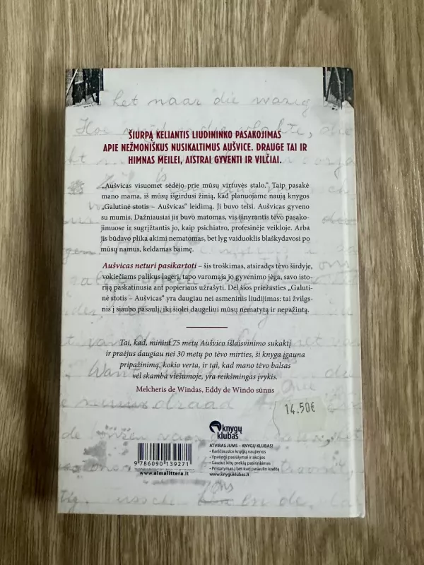 Galutinė stotis – Aušvicas - Eddy de Wind, knyga 3