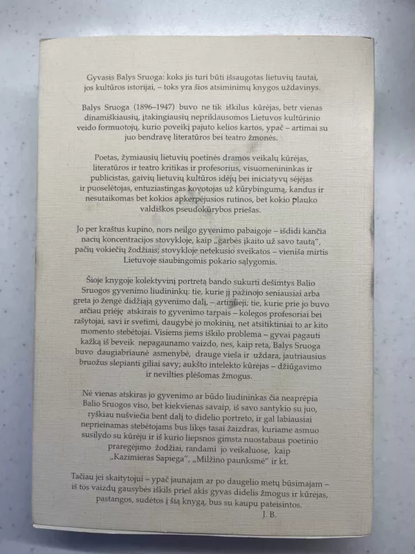 Balys Sruoga mūsų atsiminimuose - Vanda Sruogienė, knyga 4