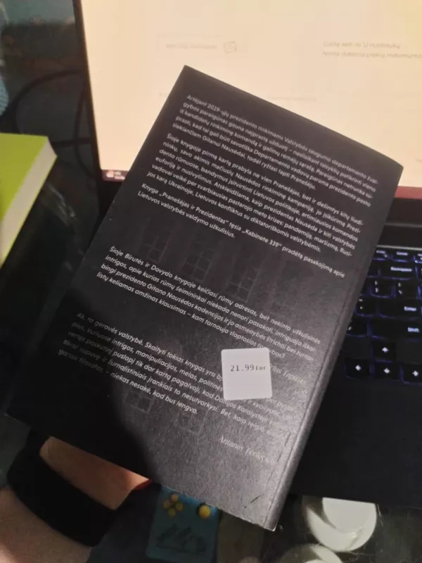 Pranešėjas ir Prezidentas - Dovydas Pancerovas, Birutė Davidonytė, knyga 3