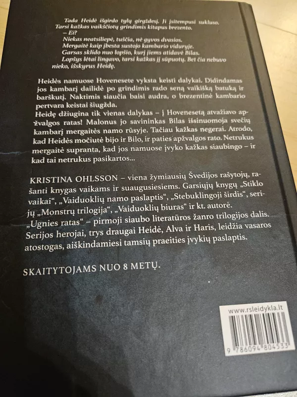 Ugnies ratas - Kristina Ohlssson, knyga 3