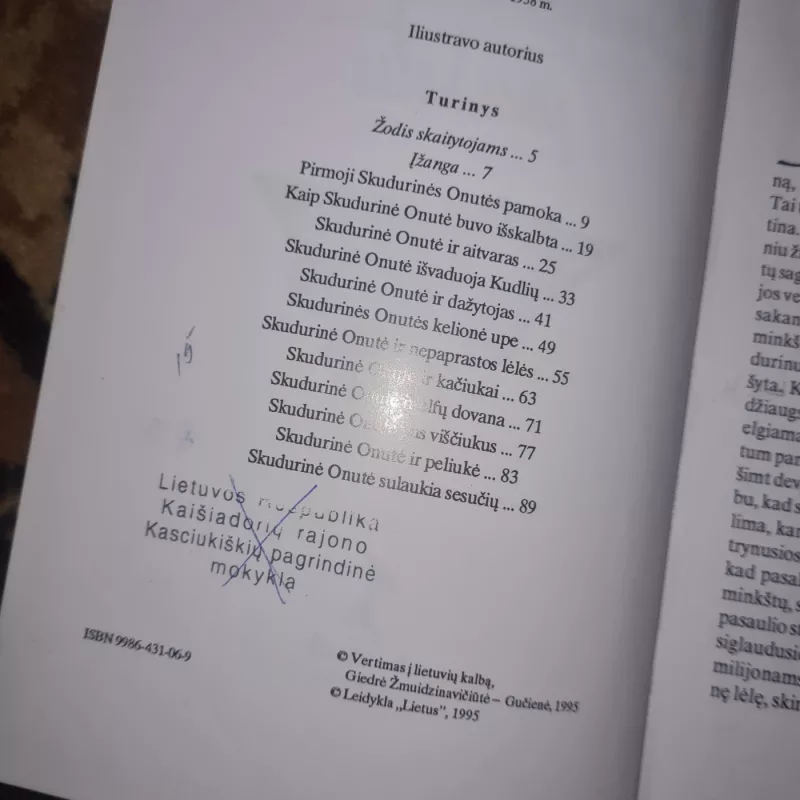 Skudurinės Onutės pasakėlės - Džonis Griuelas, knyga 6