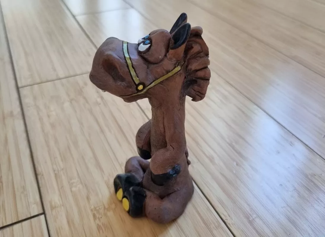 Mielas keraminis žirgas - arkliukas - , namai ir interjeras 3