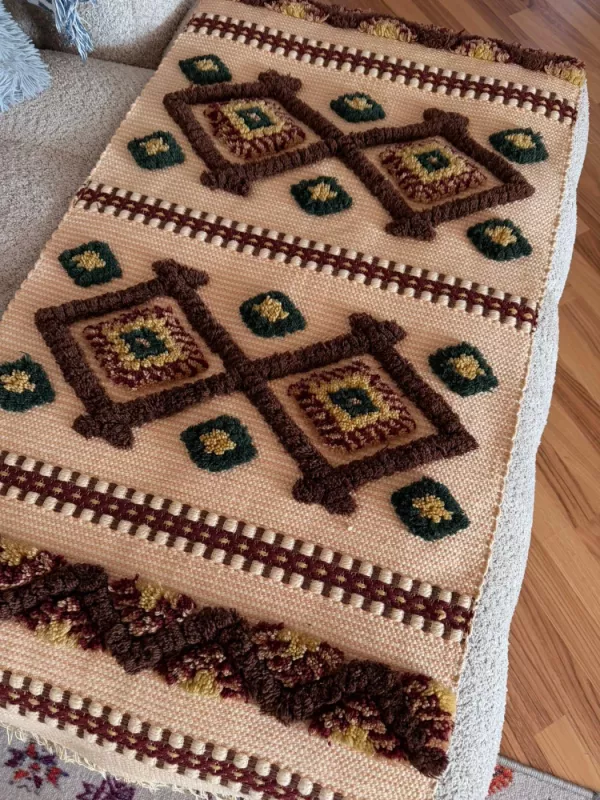 Rankų darbo vintažinis kilimėlis - , namai ir interjeras 5