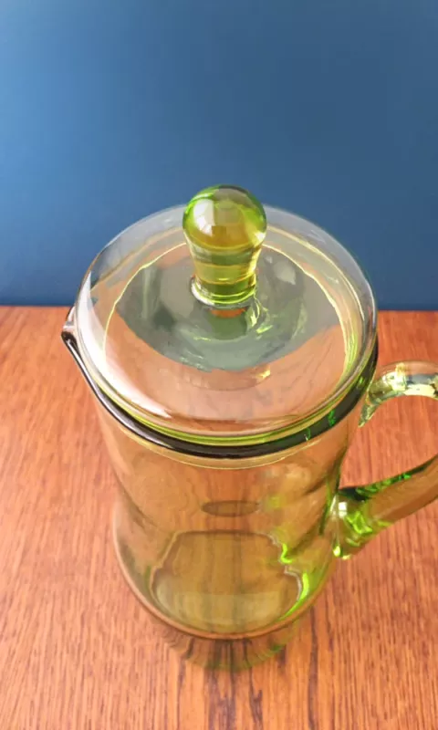 Stiklinis ąsotis su dangteliu, 1,2L, žalias - , namai ir interjeras 5