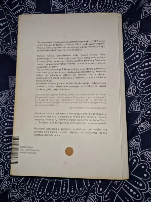 Kafka pakrantėje - Haruki Murakami, knyga 4