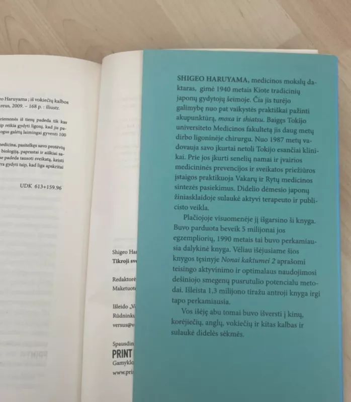 Tikroji sveikata prasideda galvoje - Shiego Haruyama, knyga 4