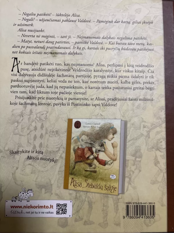 Alisa Veidrodžio karalystėje - Lewis Carroll, knyga 2