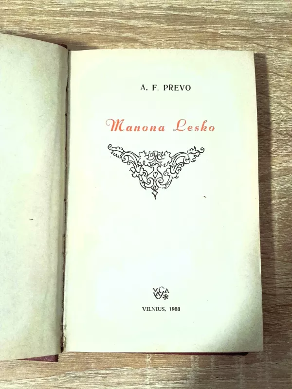 Manona Lesko - A.F. Prevo, knyga 3
