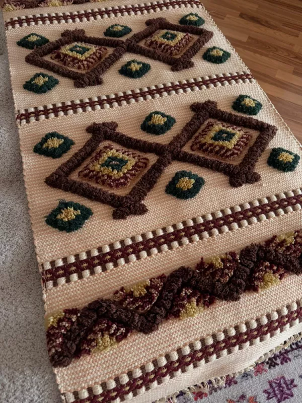 Rankų darbo vintažinis kilimėlis - , namai ir interjeras 3