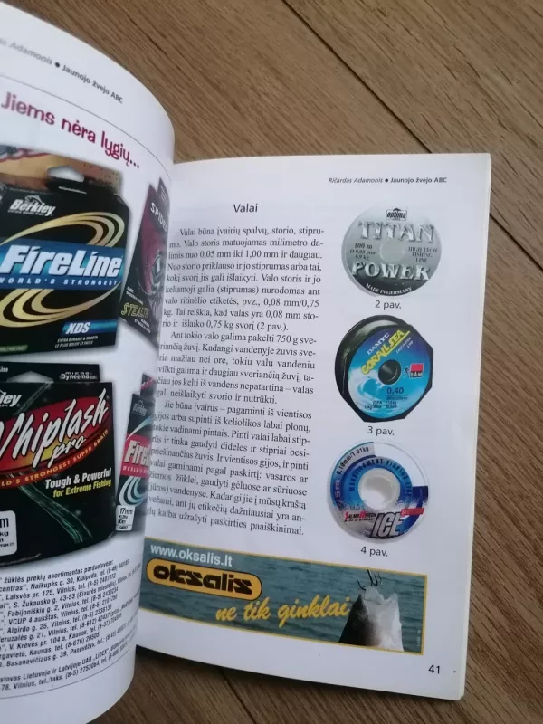 Jaunojo žvejo ABC - Ričardas Adamonis, knyga 6