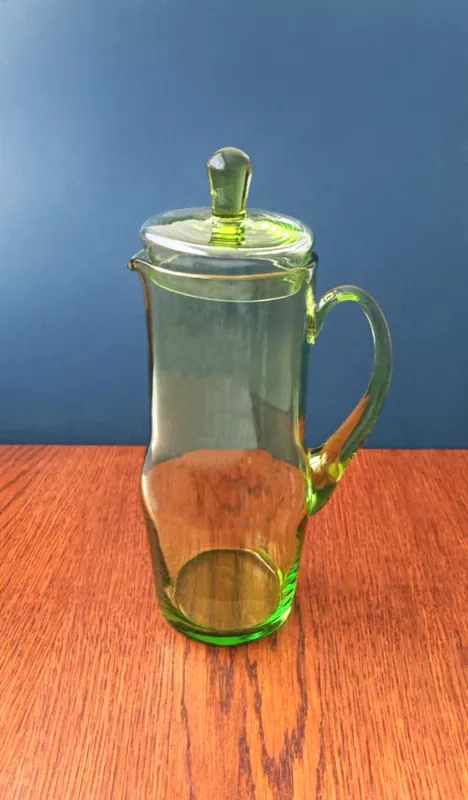 Stiklinis ąsotis su dangteliu, 1,2L, žalias - , namai ir interjeras 4