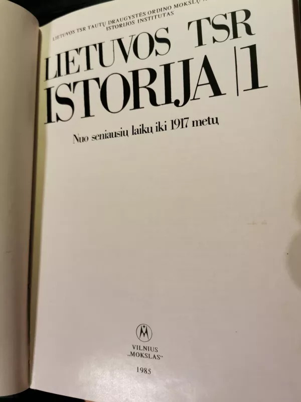 Lietuvos TSR istorija/1 - Bronius Vaitkevičius, knyga 4