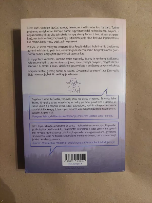 GYVENIMUI BE STRESO. POKYČIŲ IR STRESO VALDYMO EKSPERTĖS UŽRAŠAI - Rita Regalė, knyga 3