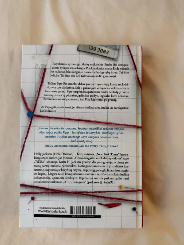 Geros mergaitės nusikaltimų vadovas - Holly jackson, knyga 3