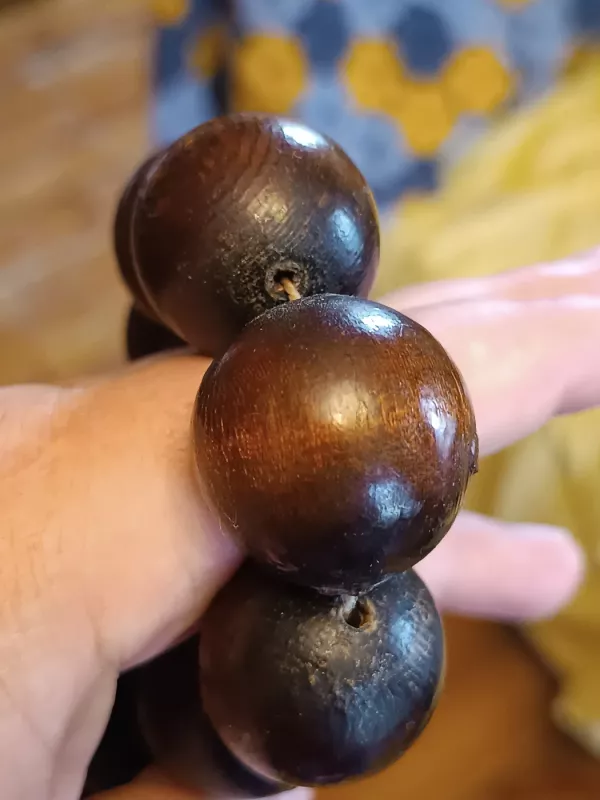 Stambūs gryno medžio karoliai - , namai ir interjeras 5