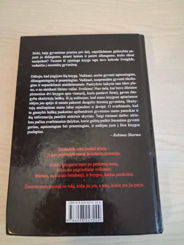 Kas verks, kai tu mirsi? - Robin Sharma, knyga 4