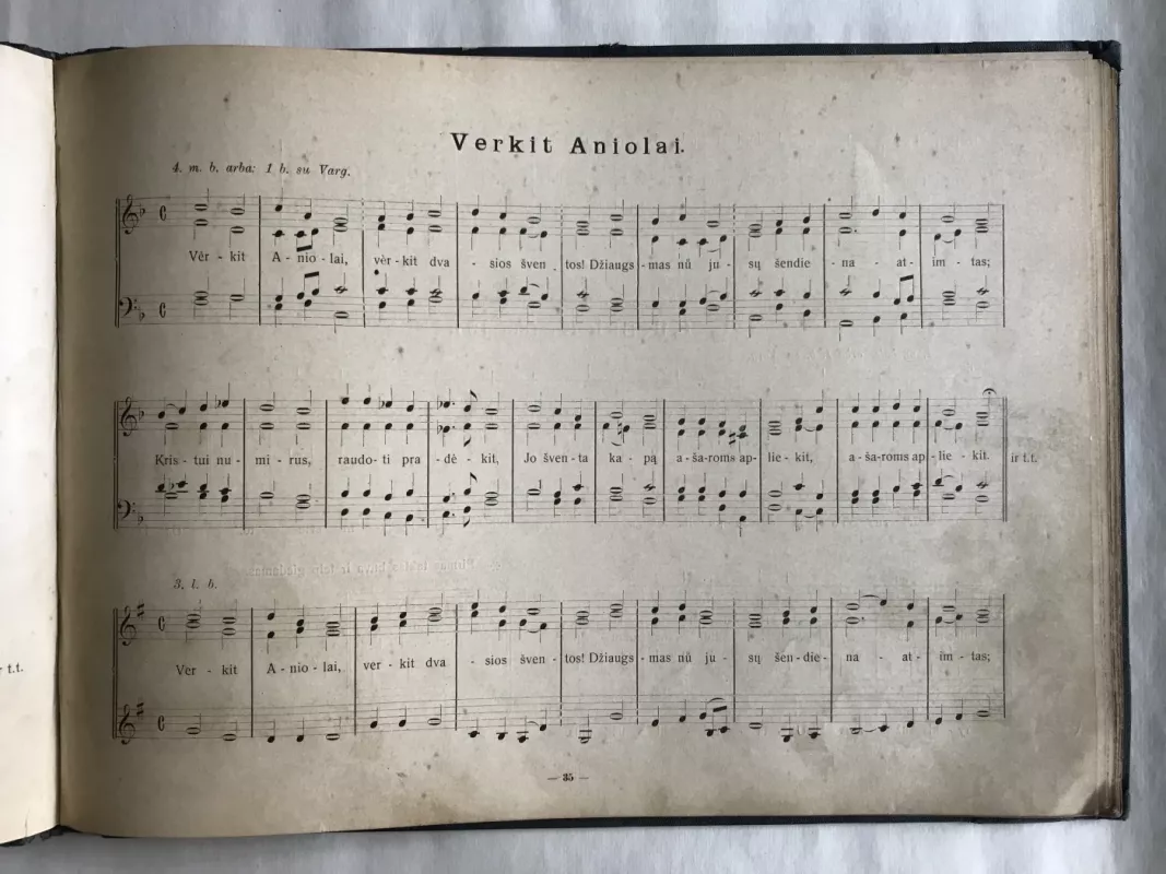 Lietuviškas bažnytinis giesmynas (partitūra) - Juozas Naujalis, knyga 6