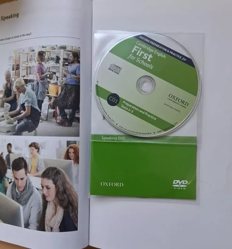 Oxford Preparation and Practice for Cambridge English. First for Schools Exam Trainer Student's Book Pack with Key - author nera, knyga 3