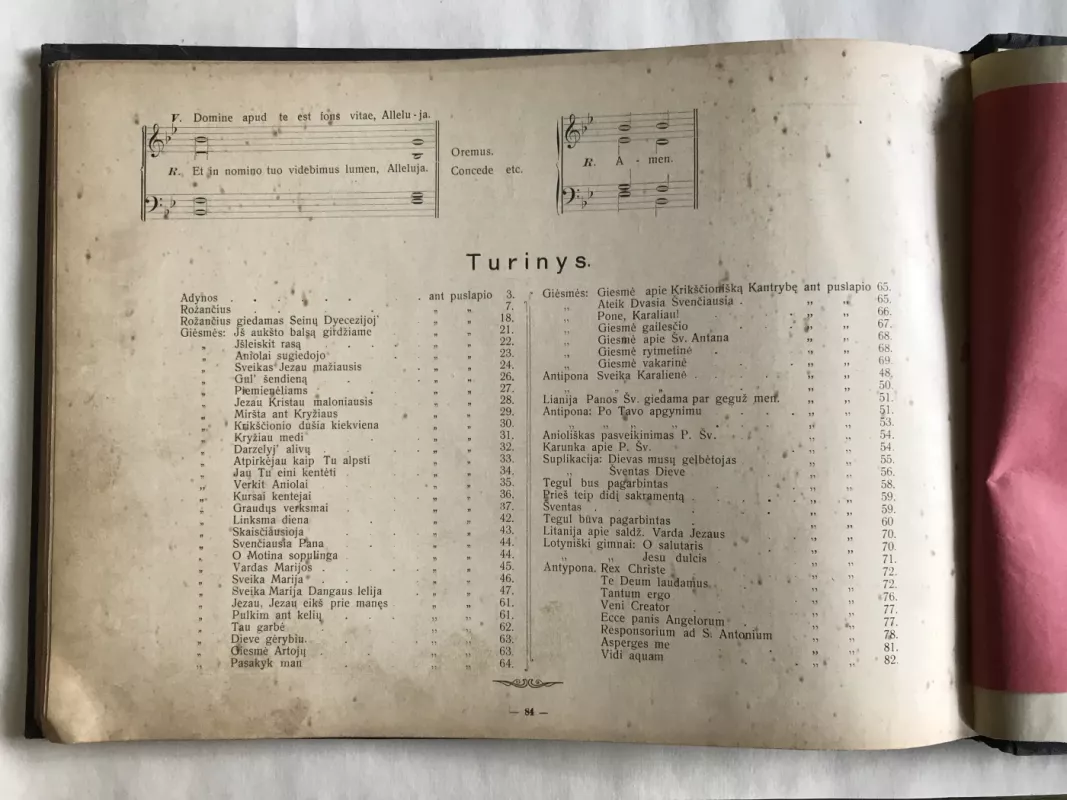 Lietuviškas bažnytinis giesmynas (partitūra) - Juozas Naujalis, knyga 5