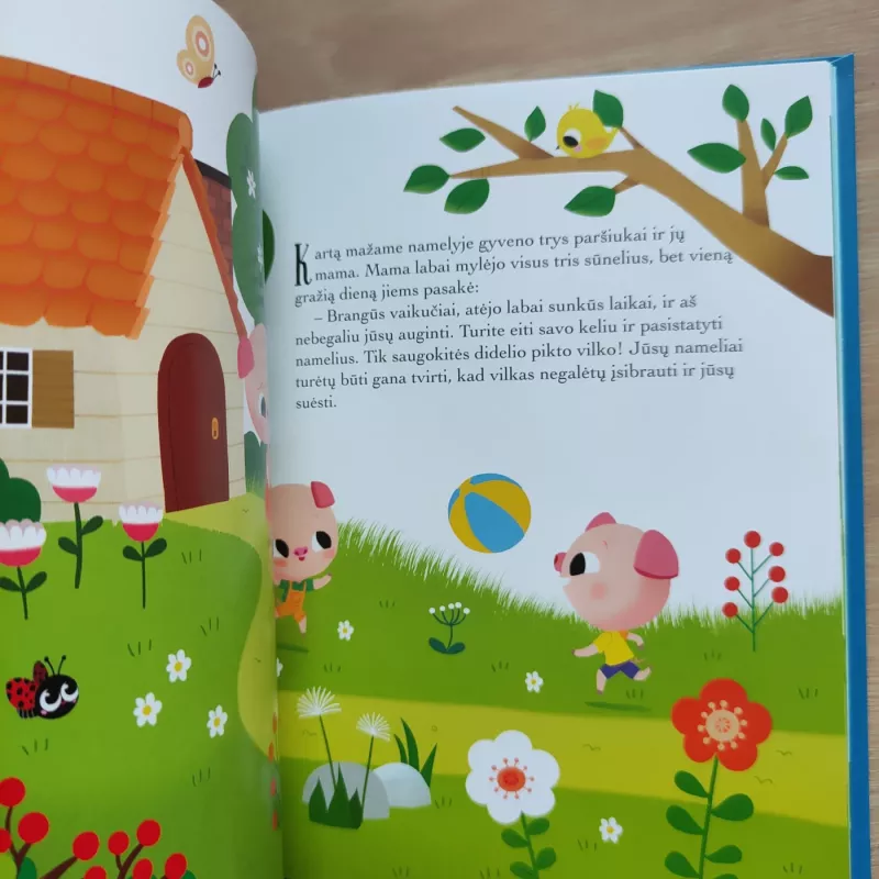 Trys paršiukai - Liaudies pasaka, knyga 3