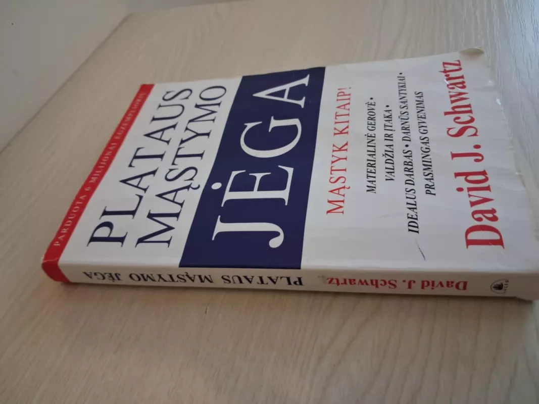 Plataus mąstymo jėga - Schwartz David J., knyga 4