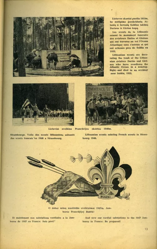 Į taikos rytojų! A la paix to peace! - The Lithuanian boy-scouts association in Germany, knyga 4