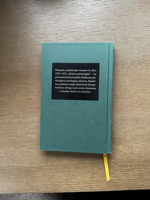 Minios psichologija - Autorių Kolektyvas, knyga 3