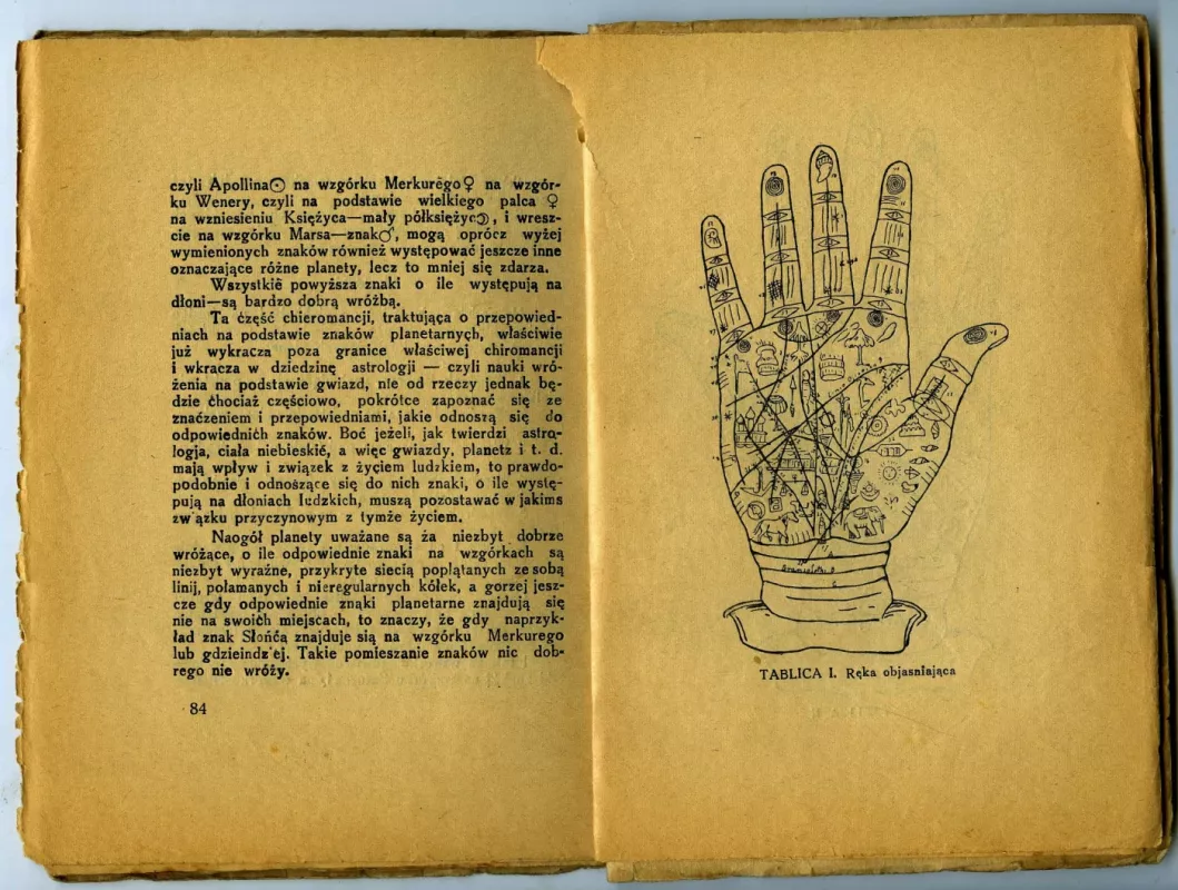 Chiromancja (chiromantija) - W. Z., knyga 3