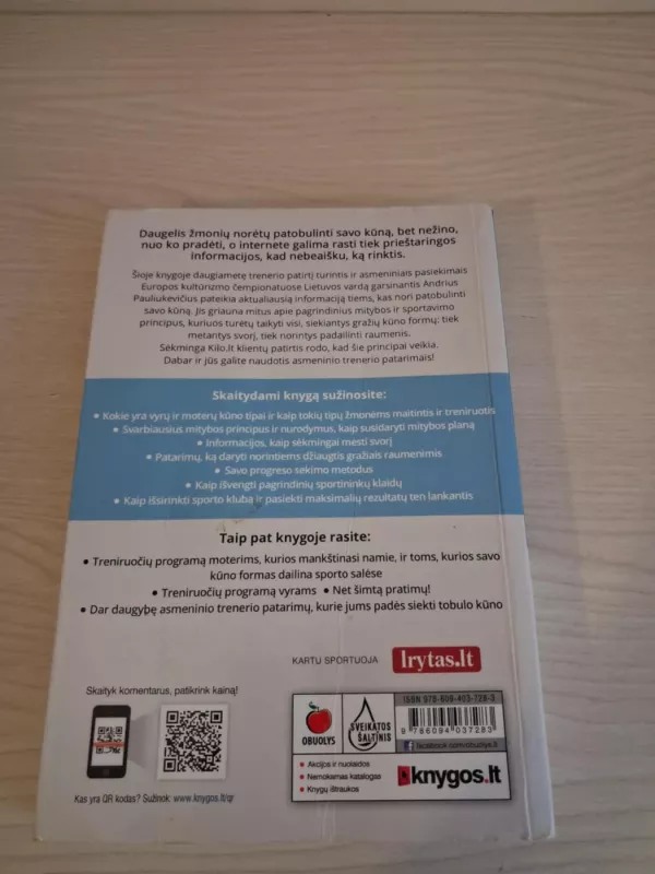 Tobulas kūnas - Andrius Pauliukevičius, Ilka Rae Adams, knyga 4